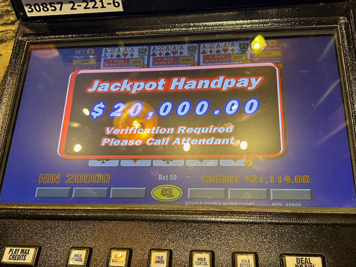 $20,000 Jackpot win in Mahnomen