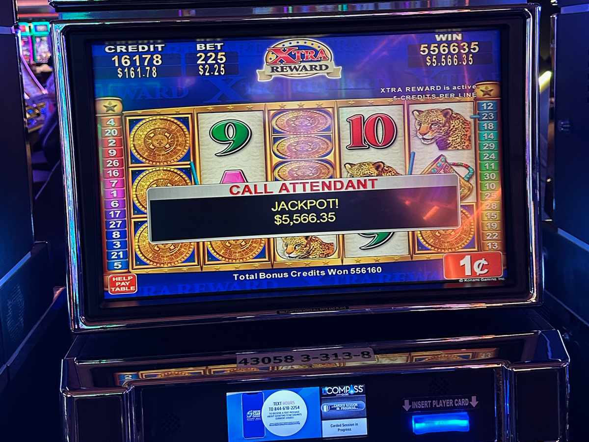 $5,566 won a Jackpot at Mahnomen